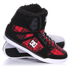 Кеды кроссовки высокие женские DC Rebound Slim High wnt Black Plaid