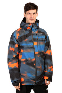 Куртка Quiksilver Inyo Print Jkt Alaskan Blur Orange