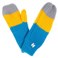 Варежки женские Harrison Beatrice Gloves Yellow/Blue/Grey