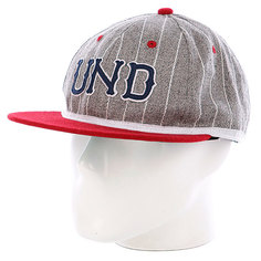 Бейсболка Undefeated Und Felt Ebbets Ballcap Grey Heather