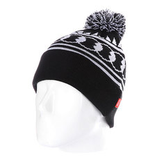 Шапка с помпоном Nootknoot Eyes Pompom Beanie Black