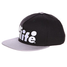 Бейсболка Alife Antique A Snapback Black