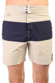 Шорты пляжные Penfield New England 2tone Board Short Tan/Ink