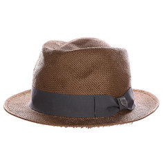 Шляпа Brixton Baxter Fedora Brown/Charcoal