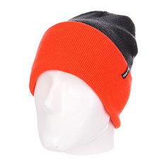 Шапка TrueSpin Neon 2 Tone Roll Up Dark Grey Orange