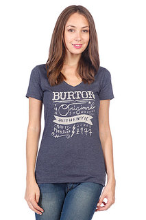 Футболка женская Burton Wmn Marion Rec V Heather Night Rider