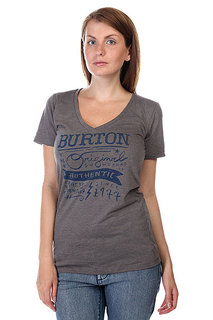 Футболка женская Burton Marion Rec V Heather Grey