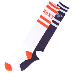 Гольфы женские Roxy 2pk Logo Navy/Orange