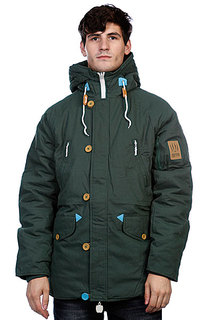 Куртка парка True Spin Alaska Jacket Hunter Green/Leopard