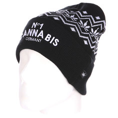 Шапка TrueSpin Cannabis Beanie Black