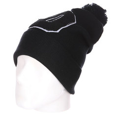 Шапка с помпоном TrueSpin Abc Pompom Beanie D Black