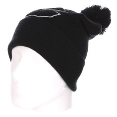 Шапка с помпоном TrueSpin Abc Pompom Beanie C Black