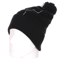 Шапка с помпоном TrueSpin Abc Pompom Beanie T Black