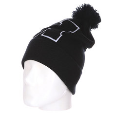 Шапка с помпоном TrueSpin Abc Pompom Beanie H Black