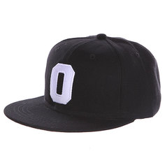 Бейсболка с прямым козырьком Truespin Abc Black O