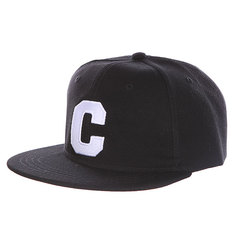 Бейсболка с прямым козырьком Truespin Abc Black C
