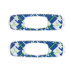 Сменный логотип Oakley Batwolf Icon Retail Pair Blue Houndstooth
