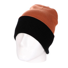 Шапка двусторонняя Skills New Reversible Beanie Black/Brown