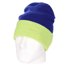 Шапка двусторонняя Skills New Reversible Beanie Royal Lime