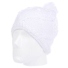 Шапка с помпоном женская Burton Chloe Beanie Stout White