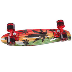 Скейт мини круизер Turbo-FB Rasta Red/Green 22 (55.9 см)