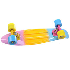 Скейт мини круизер Turbo-FB LikeaP Pink/Yellow/Blue 22 (56 см)