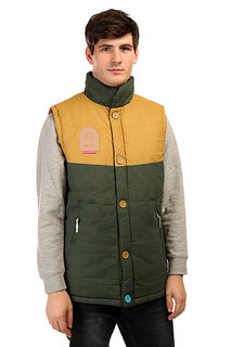 Жилет TrueSpin Alaska Vest Hunter Green/Leopard