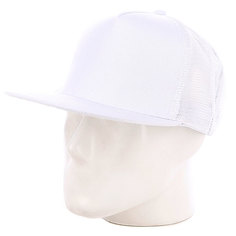 Бейсболка с сеткой True Spin 5 Panel Trucker White