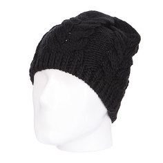 Шапка вязаная женская Burton Wms Pancake Beanie True Black