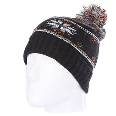 Шапка с помпоном Burton Talini Beanie True Black