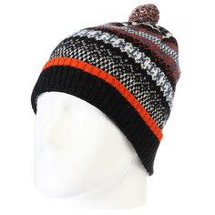 Шапка с помпоном Burton Caribou Beanie True Black