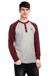 Лонгслив Burton Mb Jacks Henley Zinfandel