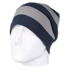 Шапка двусторонняя Burton Mns Silverman Beanie Blue Lake