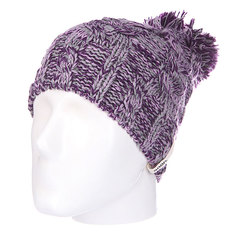 Шапка с помпоном женская Anon Wmns Corbett Beanie Purple