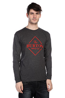 Лонгслив Burton Mb Skidder Ls Rpet True Black Heather