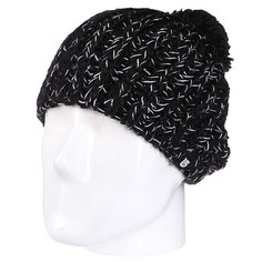 Шапка с помпоном женская Burton Wms Litl Dragn Beanie True Black