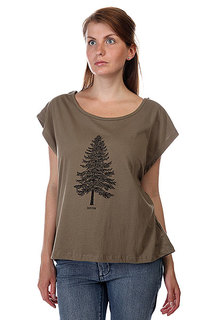 Топ женский Burton Wb Pine Tee Dusky Green