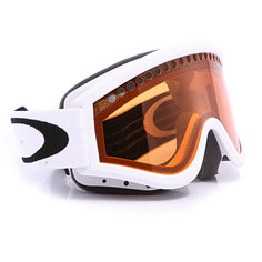Маска женская Oakley L-Frame Snow Matte White W/Persimmon