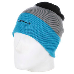 Шапка носок мужская Armour Stripe Beanie Blue/Grey