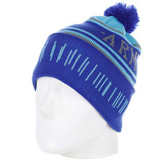 Шапка с помпоном мужская Armour Limited Beanie Blue