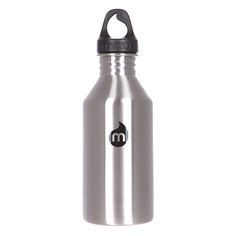 Бутылка для воды Mizu M6 600ml Stainless W Black Print Loop Cap