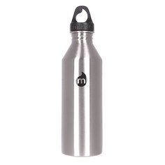 Бутылка для воды Mizu M8 800ml Stainless W Black Print Loop Cap