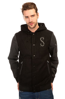 Shweyka Bomber Jacket Black/Dark Grey