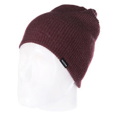 Шапка носок Nixon Compass Beanie Burgundy Heather