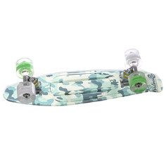 Скейт мини круизер Sunset Camo Grip Complete Green Camo Deck White/Green Wheels 6 x 22 (56 см)