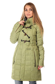 Пуховик женский Volcom Camden Down Parka Cedar Green