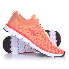 Кроссовки женские Kangaroos K Blue Run Peach/Dark Peach