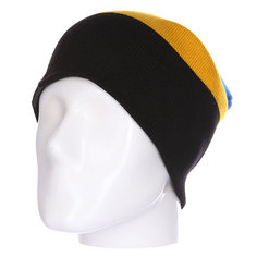 Шапка носок Shweyka Trio Beanie Blue/Yellow/Dark Grey