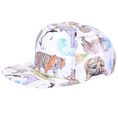 Бейсболка Neff Colored Pencil Deconstructed White