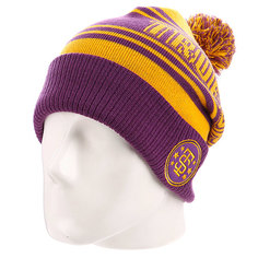 Шапка с помпоном True Spin Baseball Pom Yellow/Purple